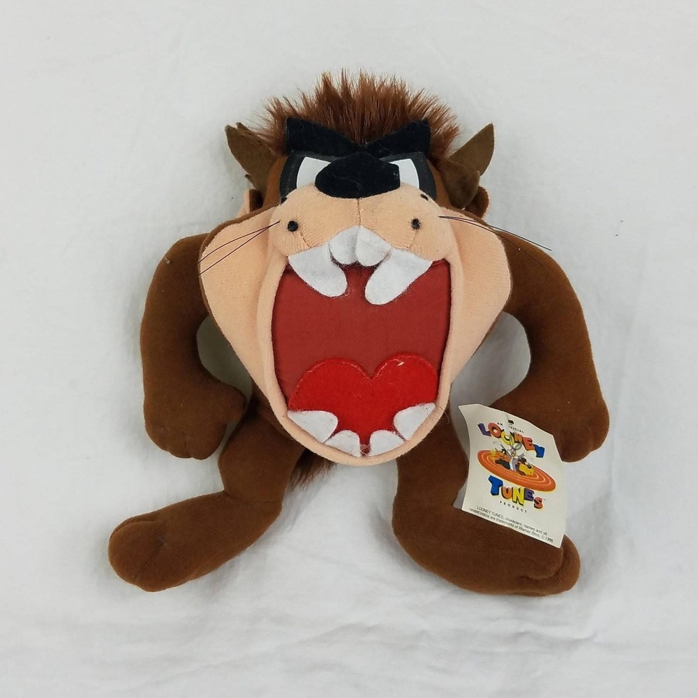 Vintage Looney Tunes Tazmanian Devil Taz plush staffed animal collectible